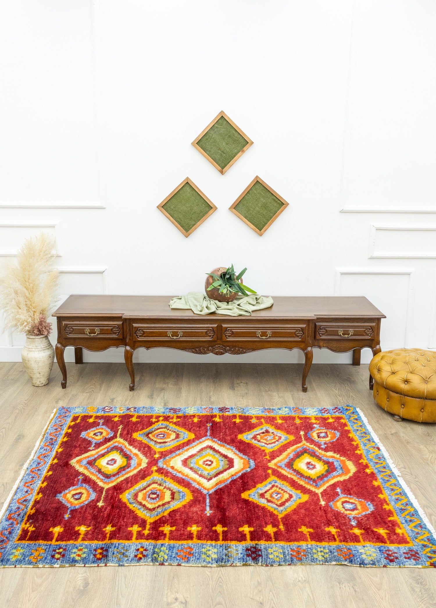 Abay Moroccan Tarzı El Dokuma Shaggy Halı 140x197 cm