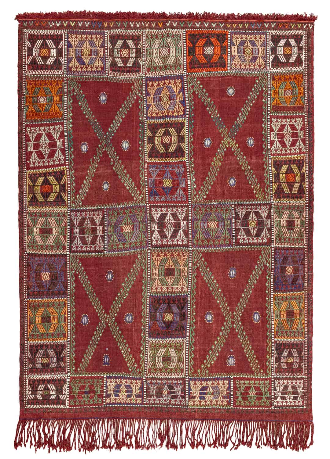 Klark Bordo El Dokuma Kilim 144x196 cm