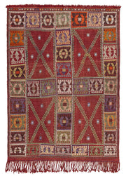 Klark Bordo El Dokuma Kilim 144x196 cm
