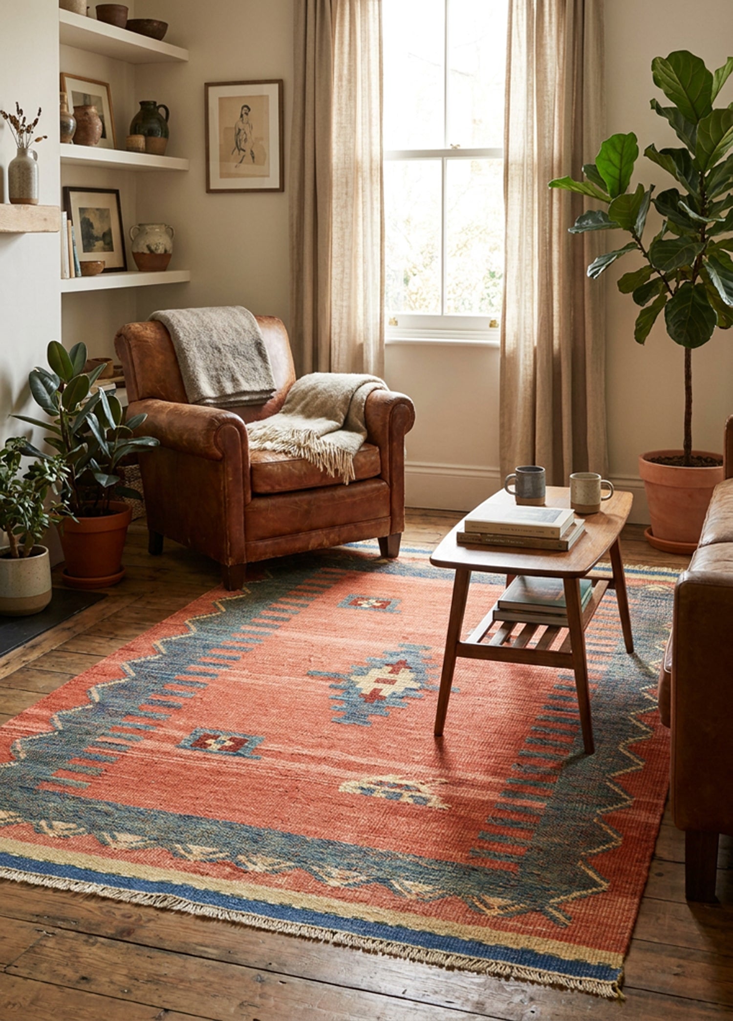 Orven Dekoratif Halı Kilim 89x130 cm