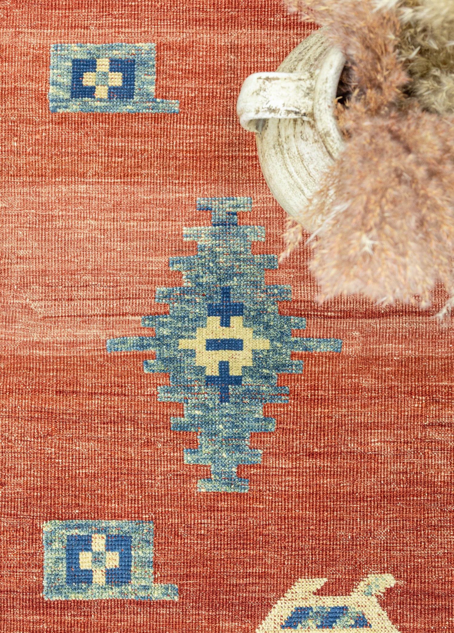 Raven Rustik Yün Halı Kilim 107x143 cm