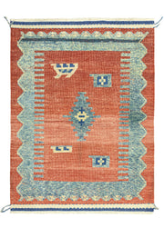 Raven Rustik Yün Halı Kilim 107x143 cm