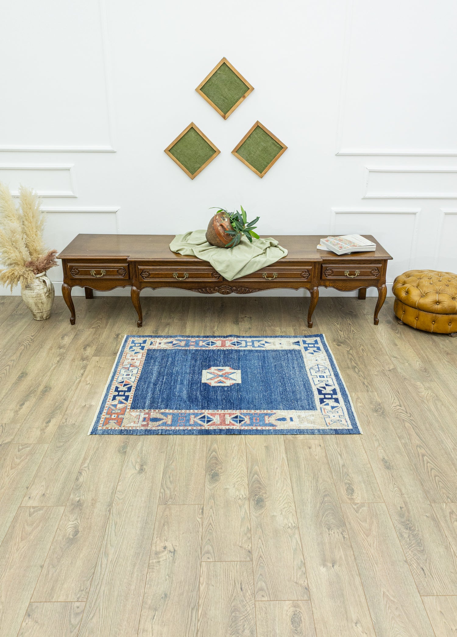 Kaelis Rustik Tasarımlı Halı Kilim 103x137 cm