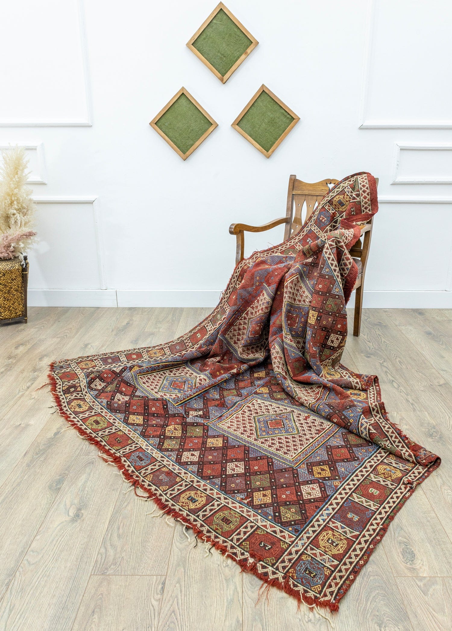 Konya, El Dokuma Antika Cicim Kilim 170x230 cm – Soho Antiq