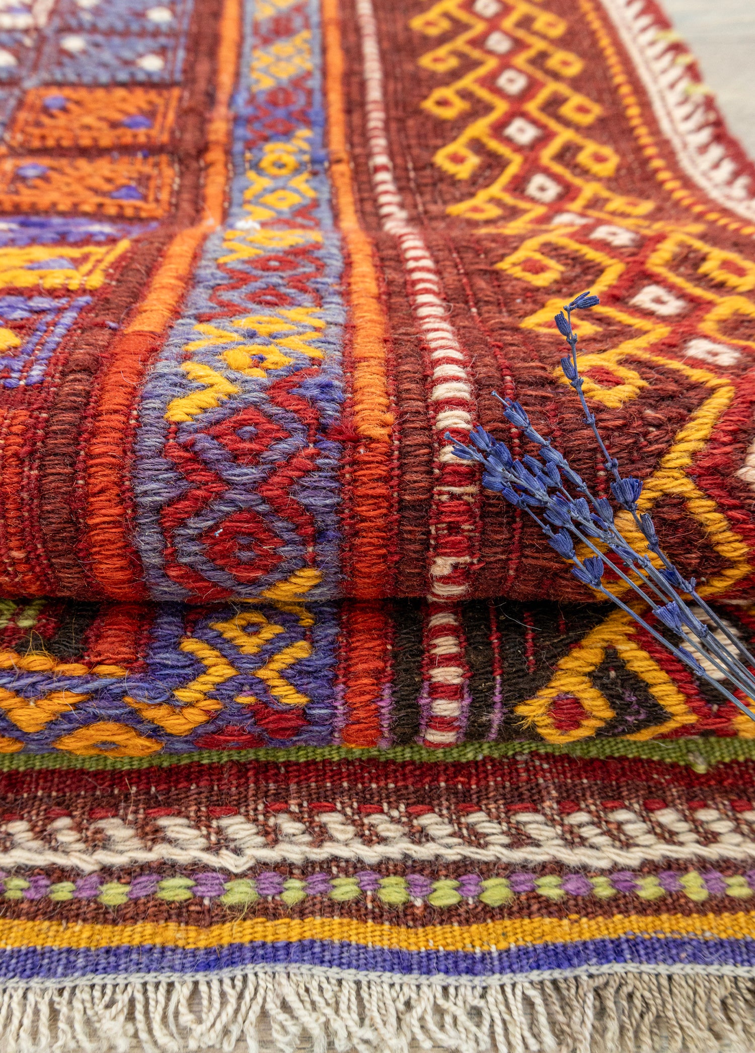 Feriz Geometrik Desenli El Dokuma Cicim Kilim 172x311 cm