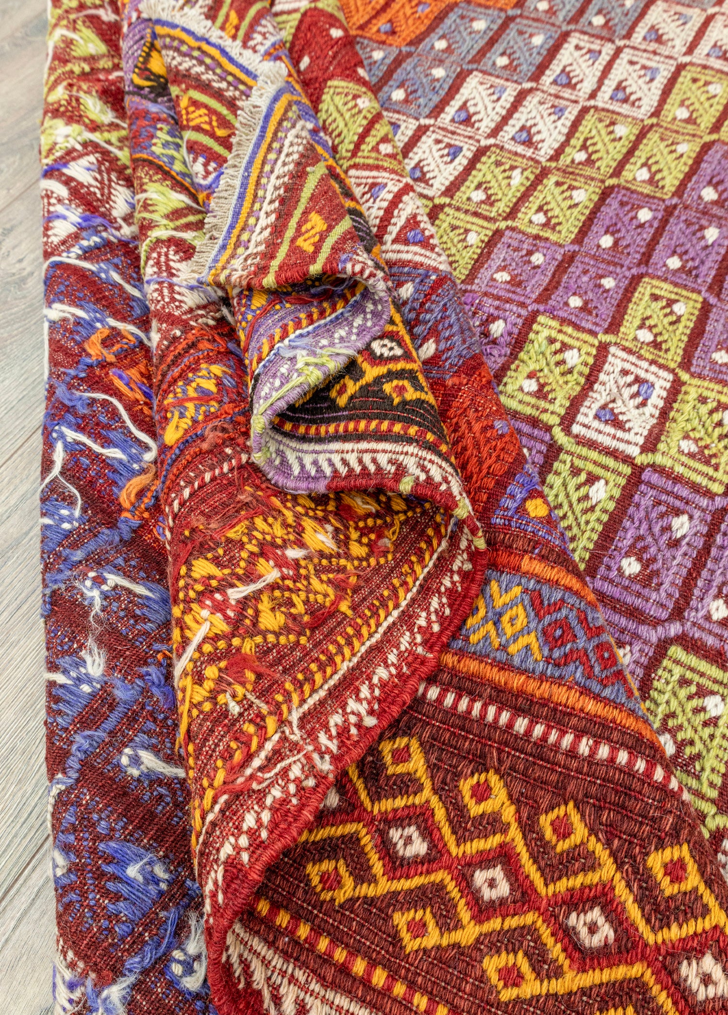Feriz Geometrik Desenli El Dokuma Cicim Kilim 172x311 cm