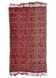 Hatay, Reyhanlı El Dokuma Antika Cicim Kilim 141x262 cm