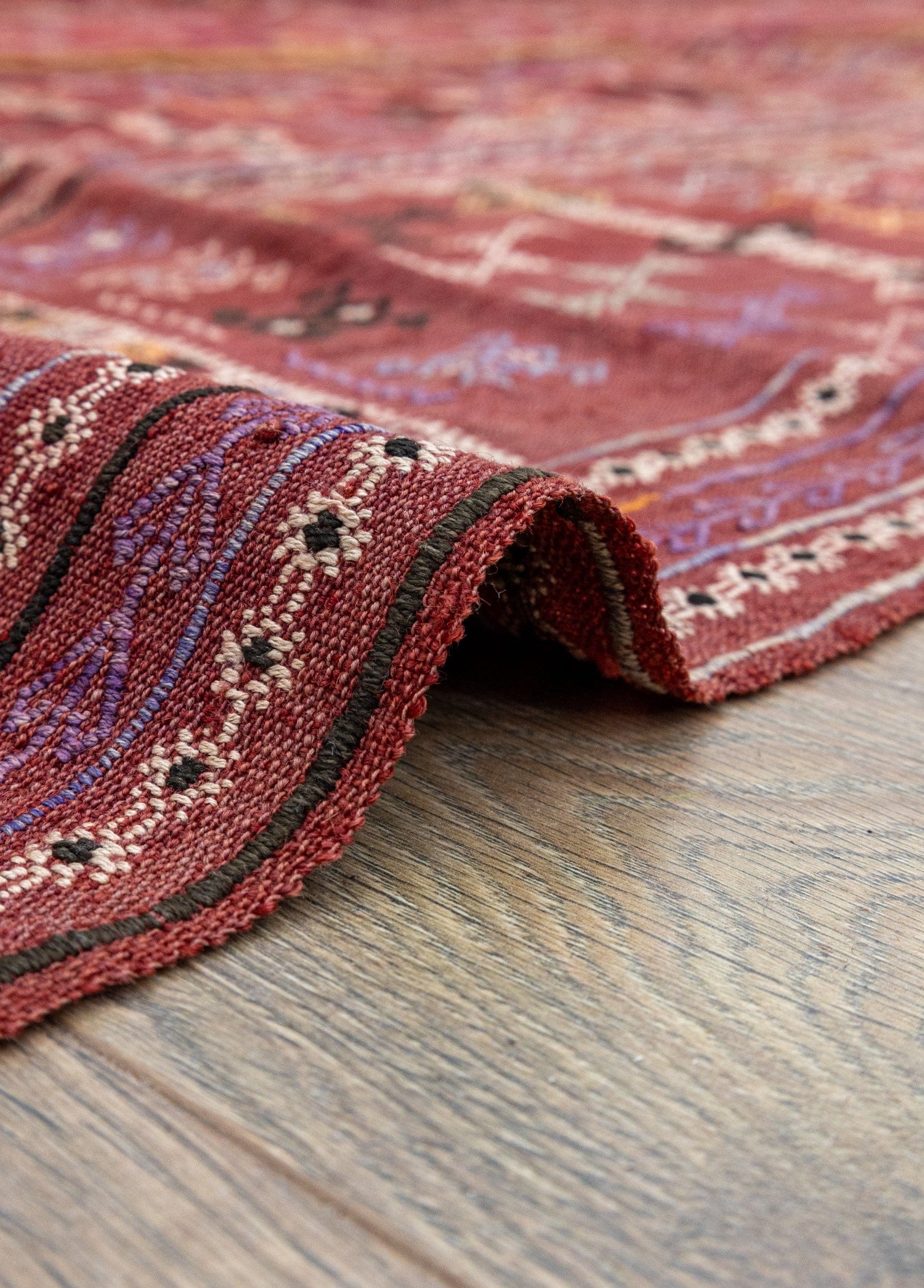 Hatay, Reyhanlı El Dokuma Antika Cicim Kilim 141x262 cm – Soho Antiq