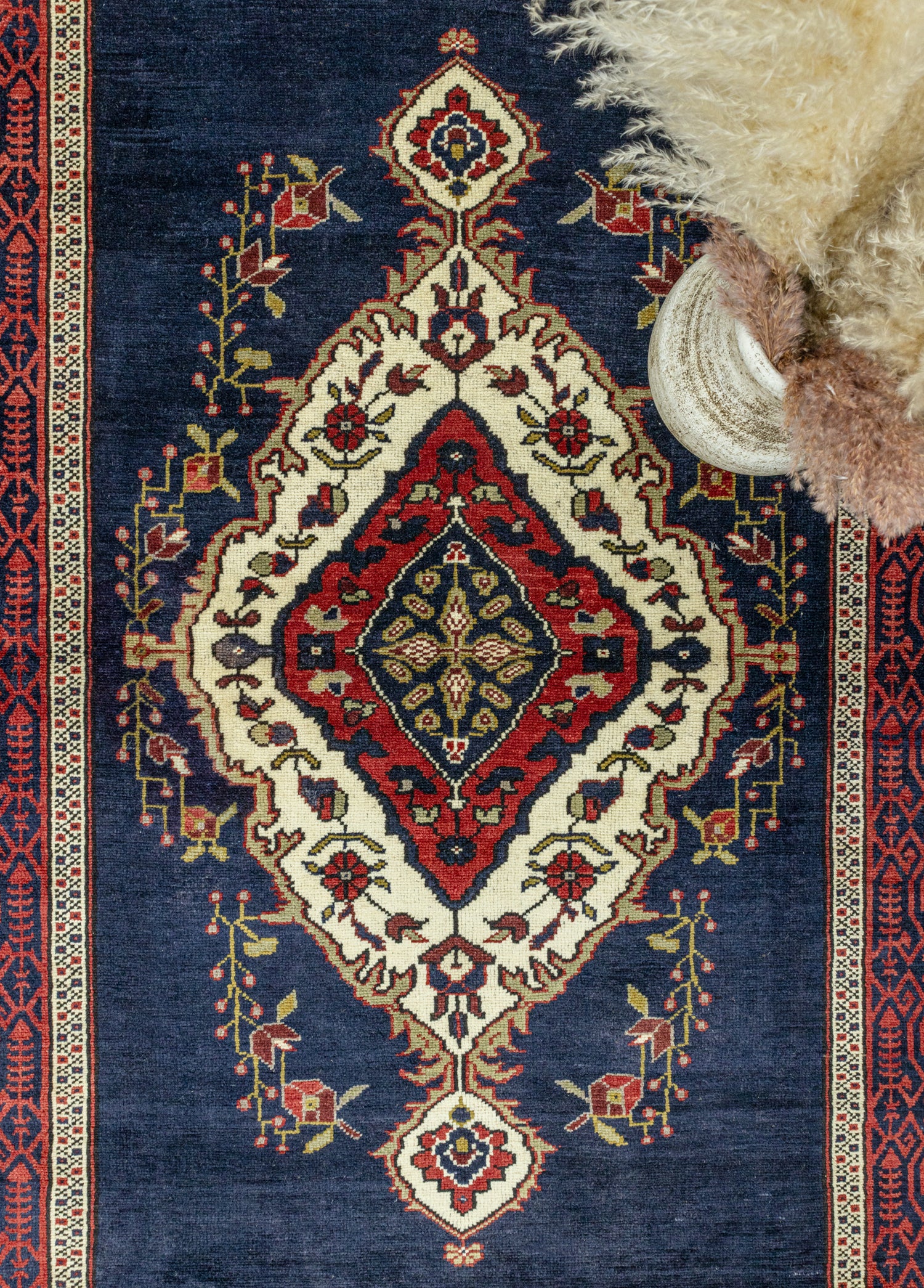 Armin Vintage El Dokuma Köy Halısı 152x303 cm