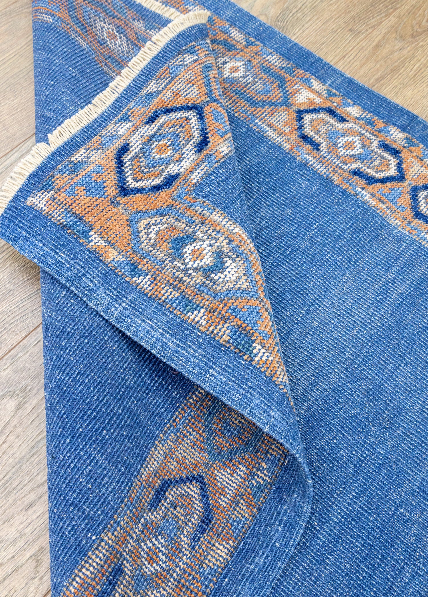 Salin Etnik Bordürlü El Dokuma Halı Kilim 85x133 cm