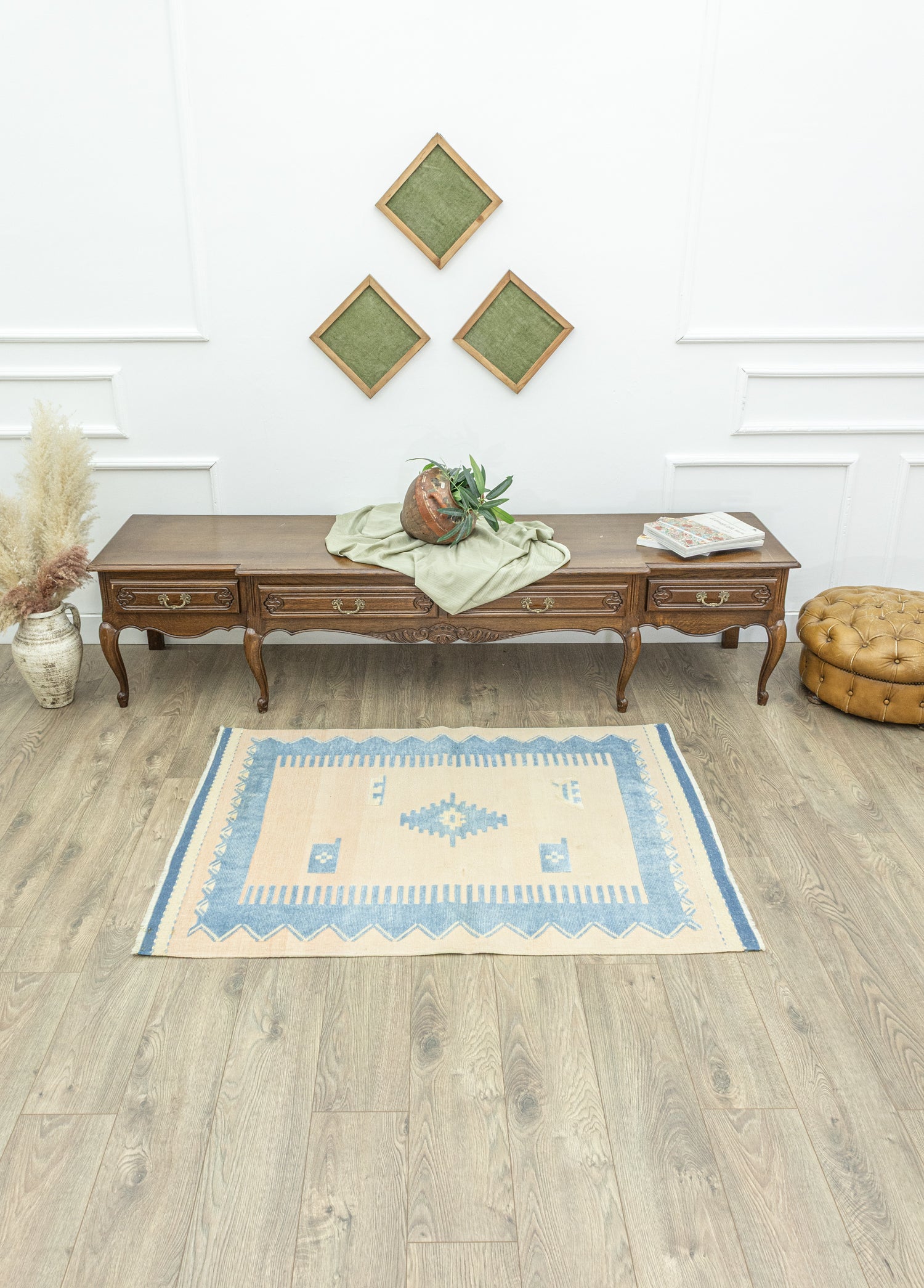 Beylem Pastel Renkli Halı Kilim 105x148 cm