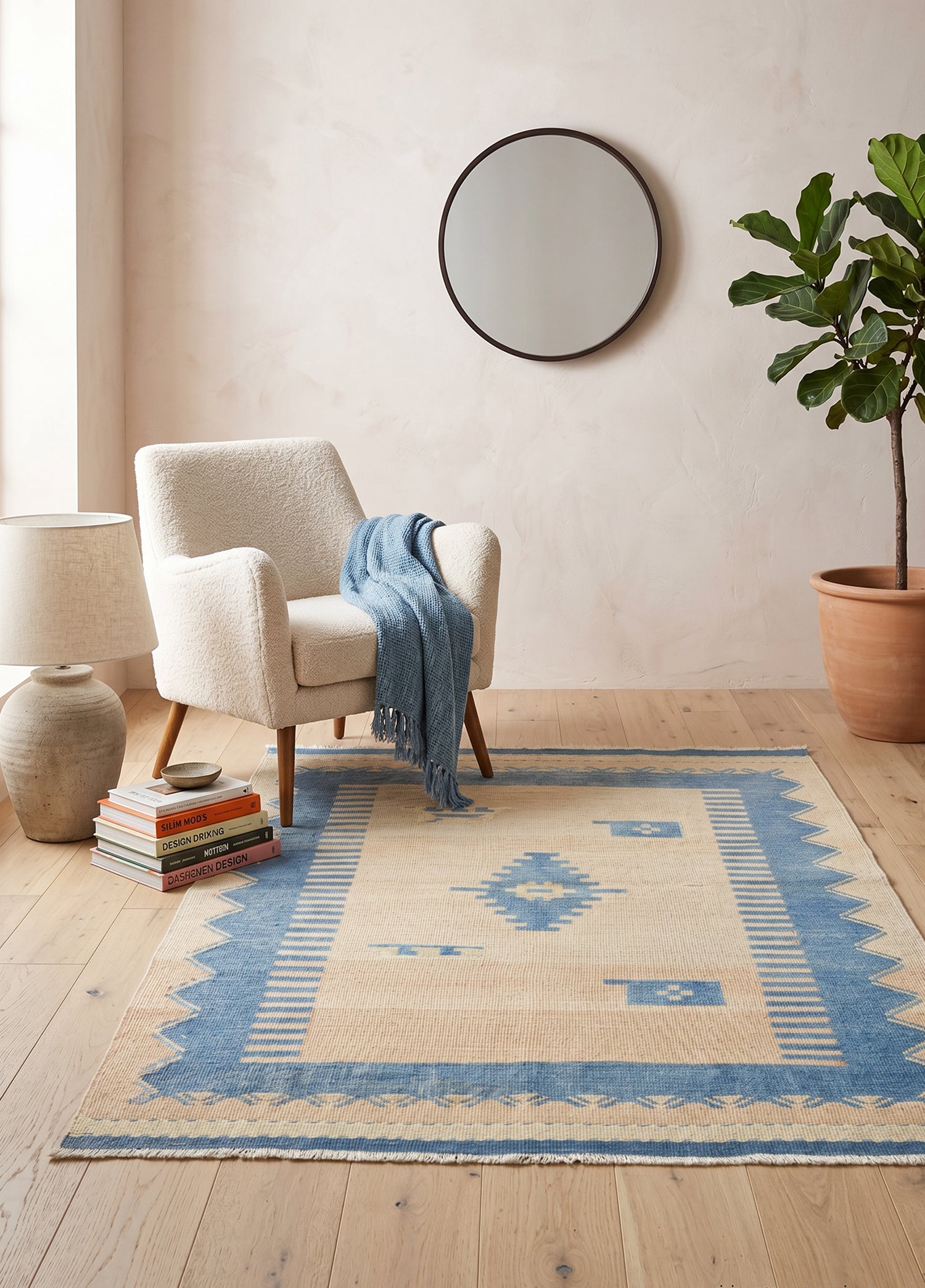 Beylem Pastel Renkli Halı Kilim 105x148 cm