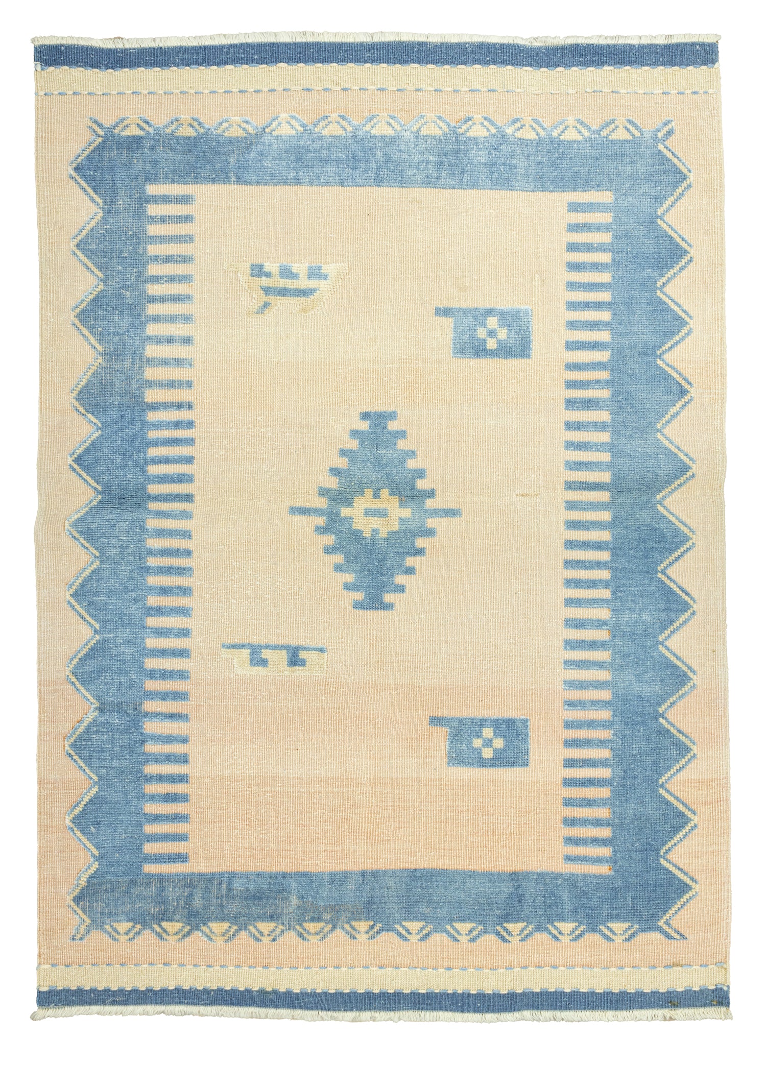 Beylem Pastel Renkli Halı Kilim 105x148 cm