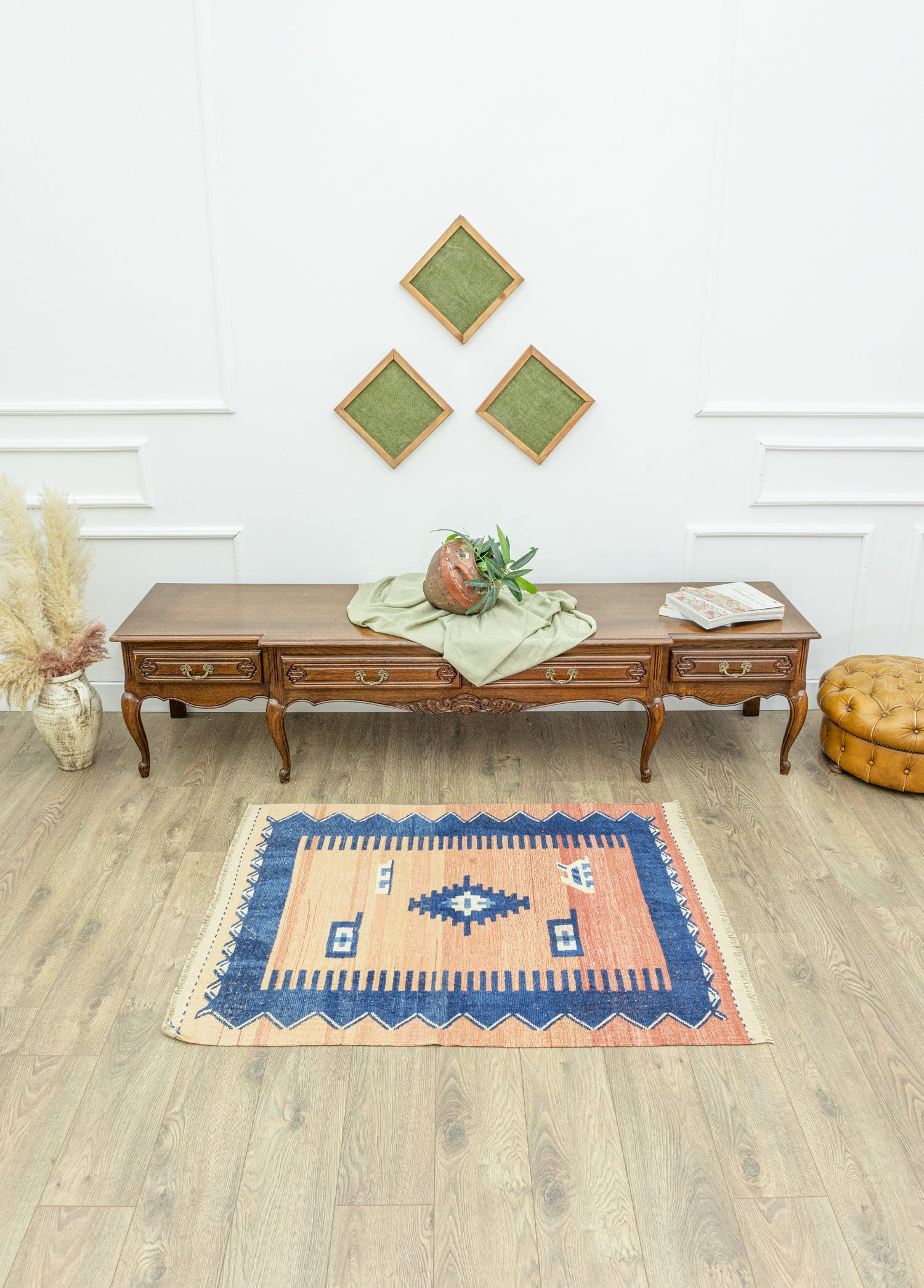 Liora Pastel Renkli Halı Kilim 104x138 cm
