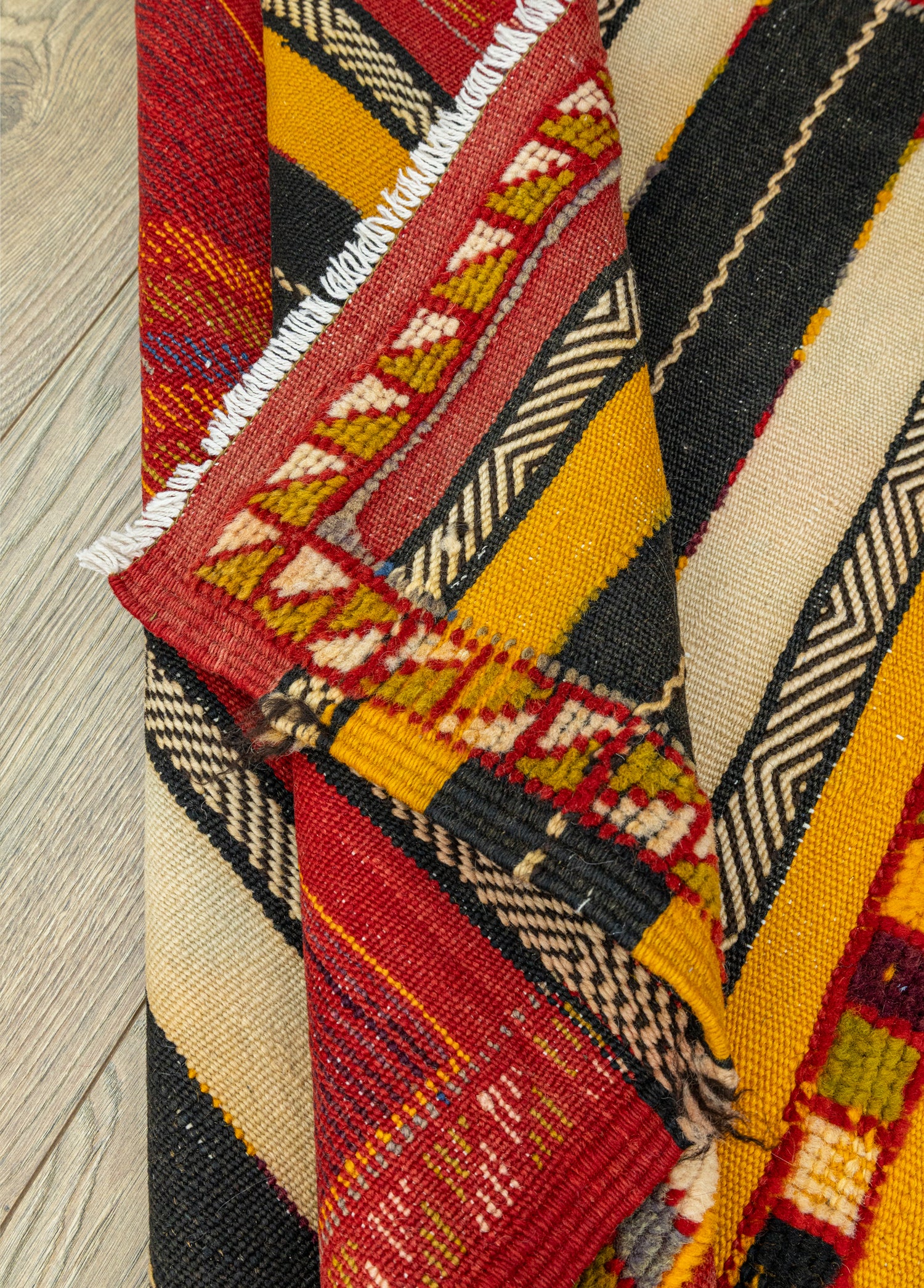Barlas Geometrik Tasarımlı Halı Kilim 97x187 cm