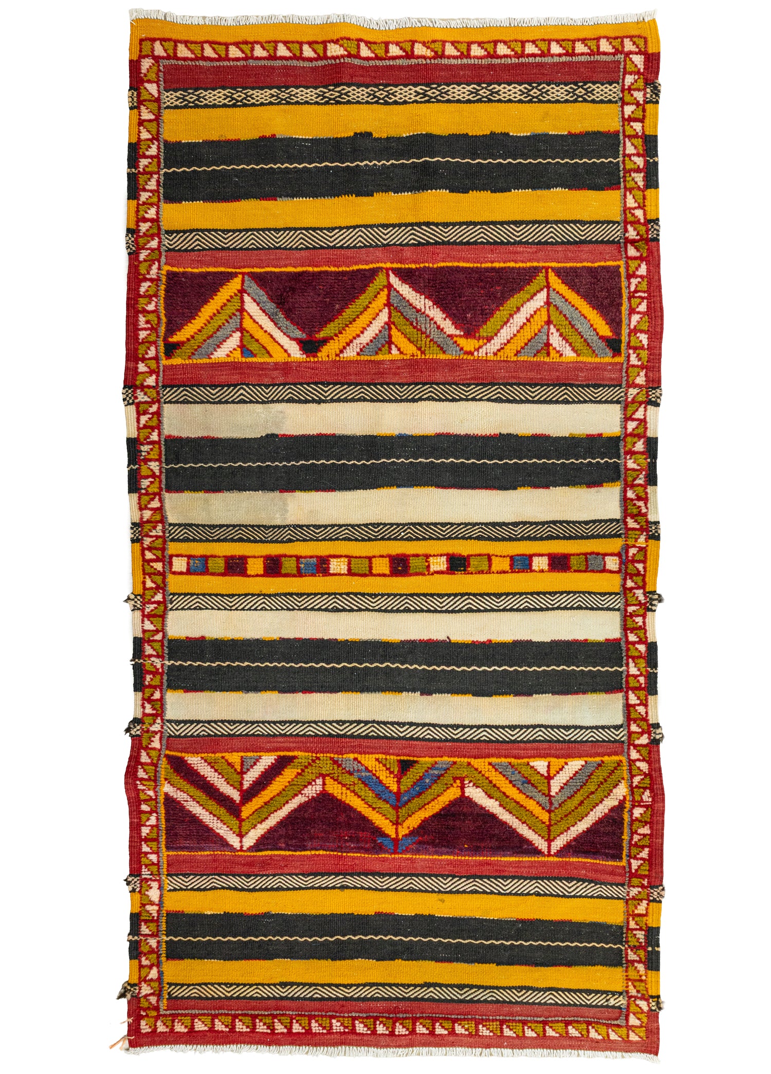 Barlas Geometrik Tasarımlı Halı Kilim 97x187 cm