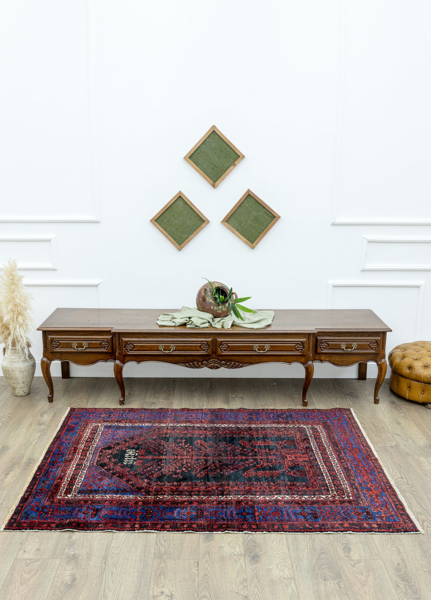 Haver Hayat Ağacı Motifli Yün Halı 137x183 cm