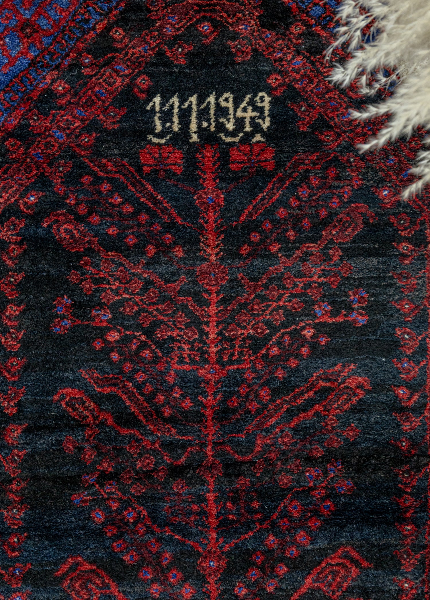 Haver Hayat Ağacı Motifli Yün Halı 137x183 cm