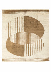 Aripa Modern Tasarımlı El Dokuma Yün Halı 264x305 cm