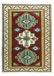 Lilyum Rustik Tasarımlı Yün Halı 140x177 cm
