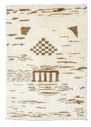 Meknes El Dokuma Moroccan Tarzı Yün Halı 140x191 cm