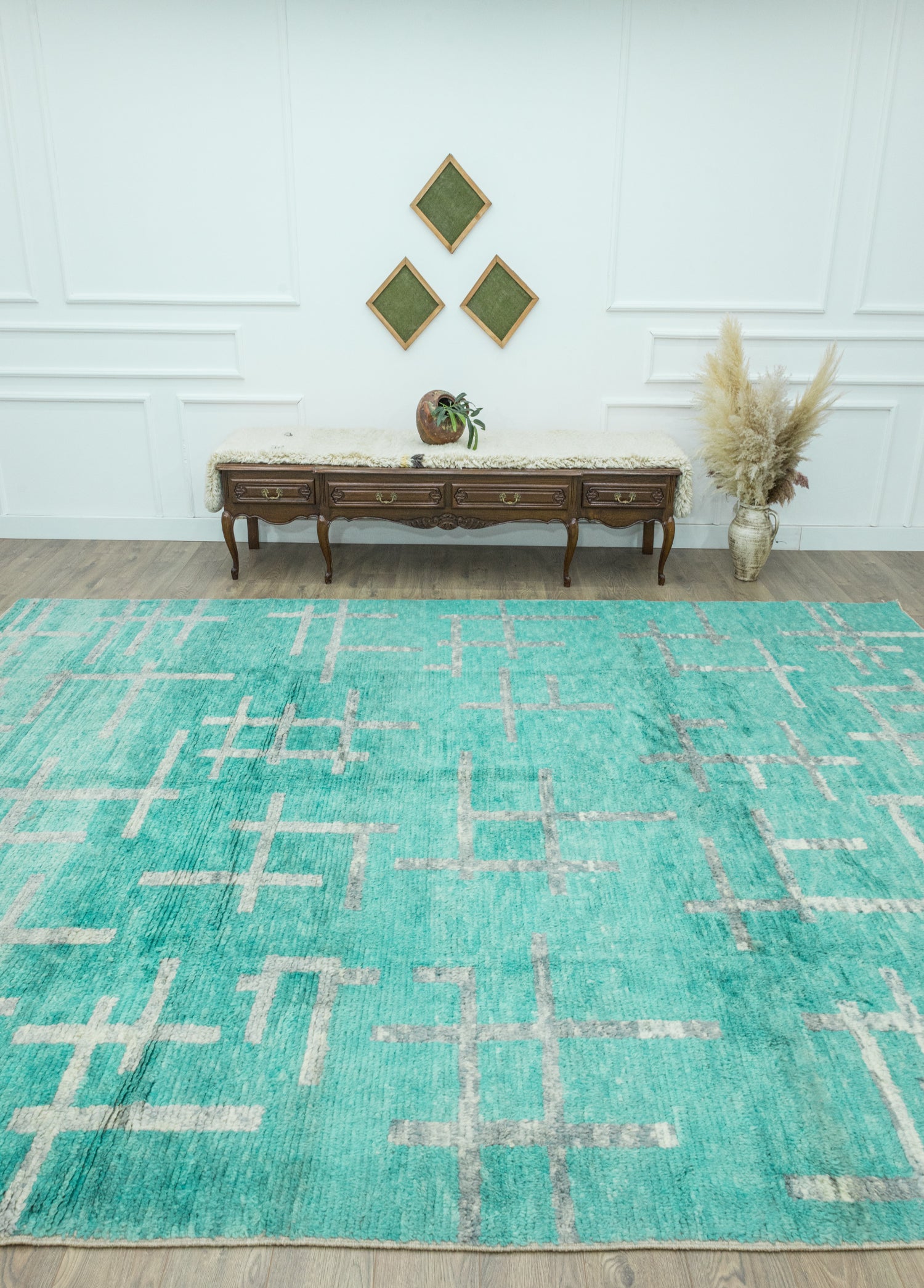 Zagora El Dokuma Abrajlı Yün Halı 300x427 cm