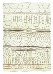 Fergana Moroccan Tarzı Yün Shaggy Halı 306x447 cm