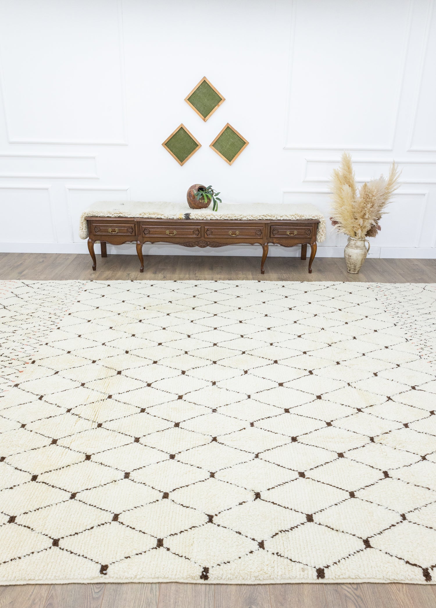 Fes El Dokuma Moroccan Tarzı Yün Halı 310x427 cm