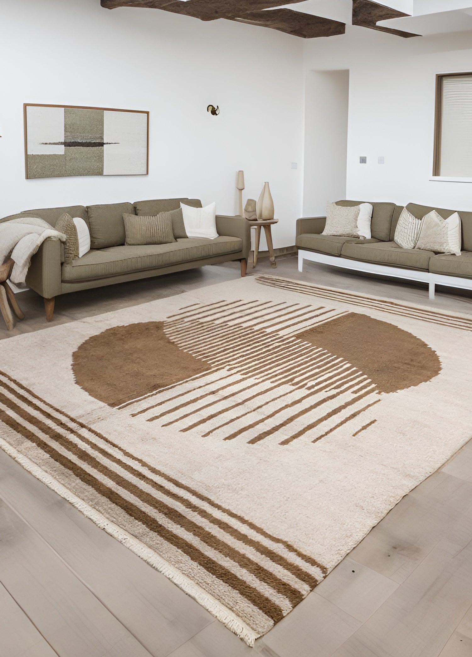 Havin Modern Desenli El Dokuma Halı 305x330 cm