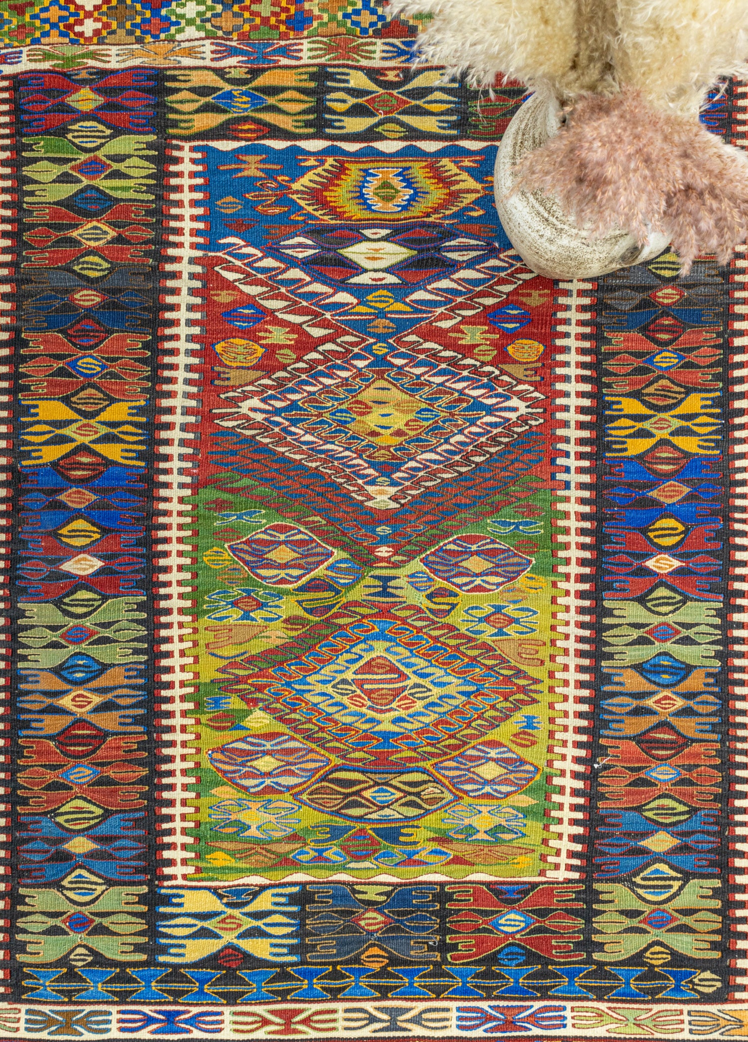 Güre El Dokuma Yün Nuzumla Kilim 138x189 cm