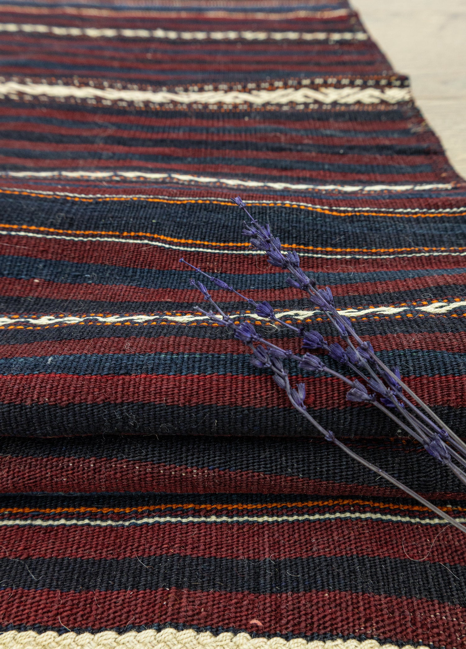Tavira El Dokuma Çubuklu Kilim 158x203 cm
