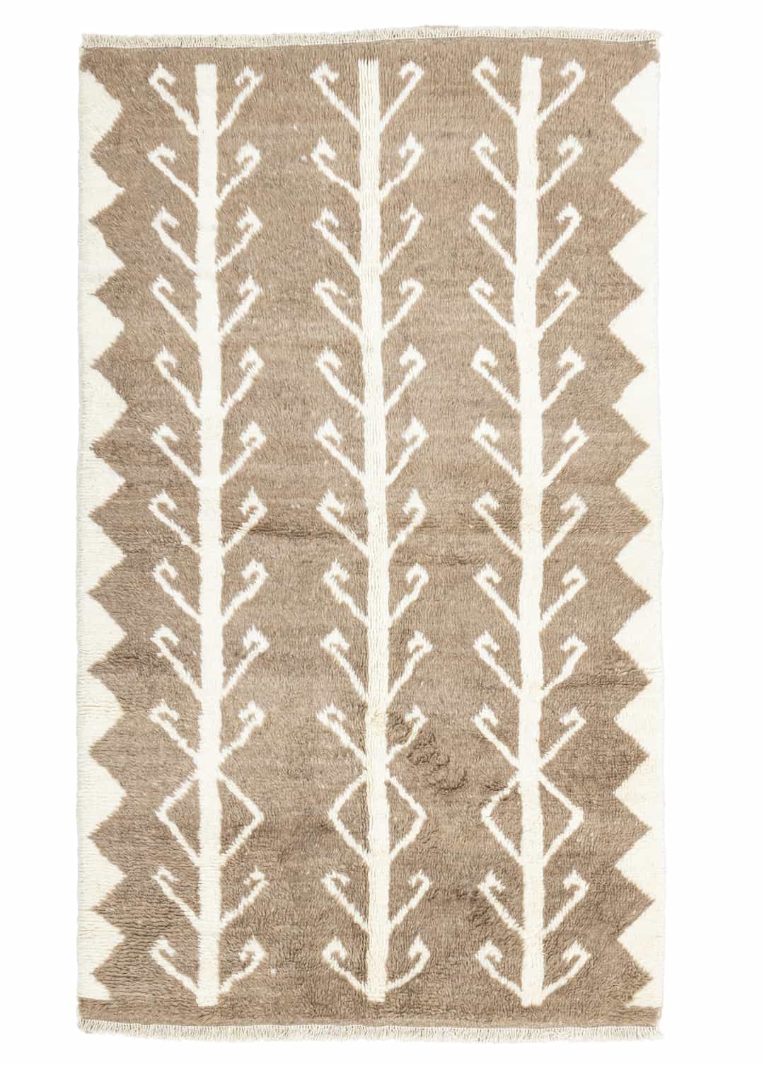 Nador El Dokuma Moroccan Tarzı Yün Halı 155x254 cm