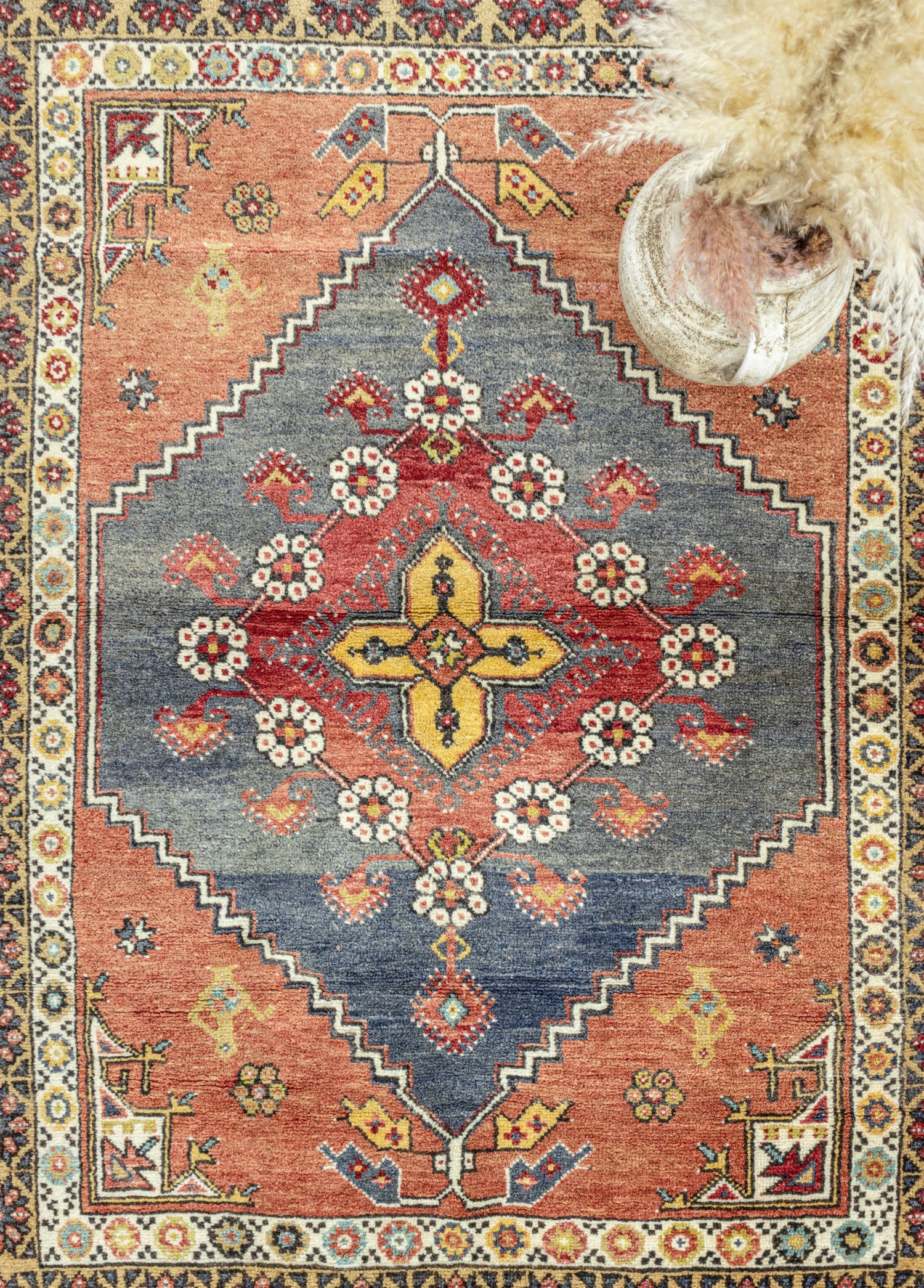 Sadaf El Dokuma Yün Dazkırı Halı 153x189 cm
