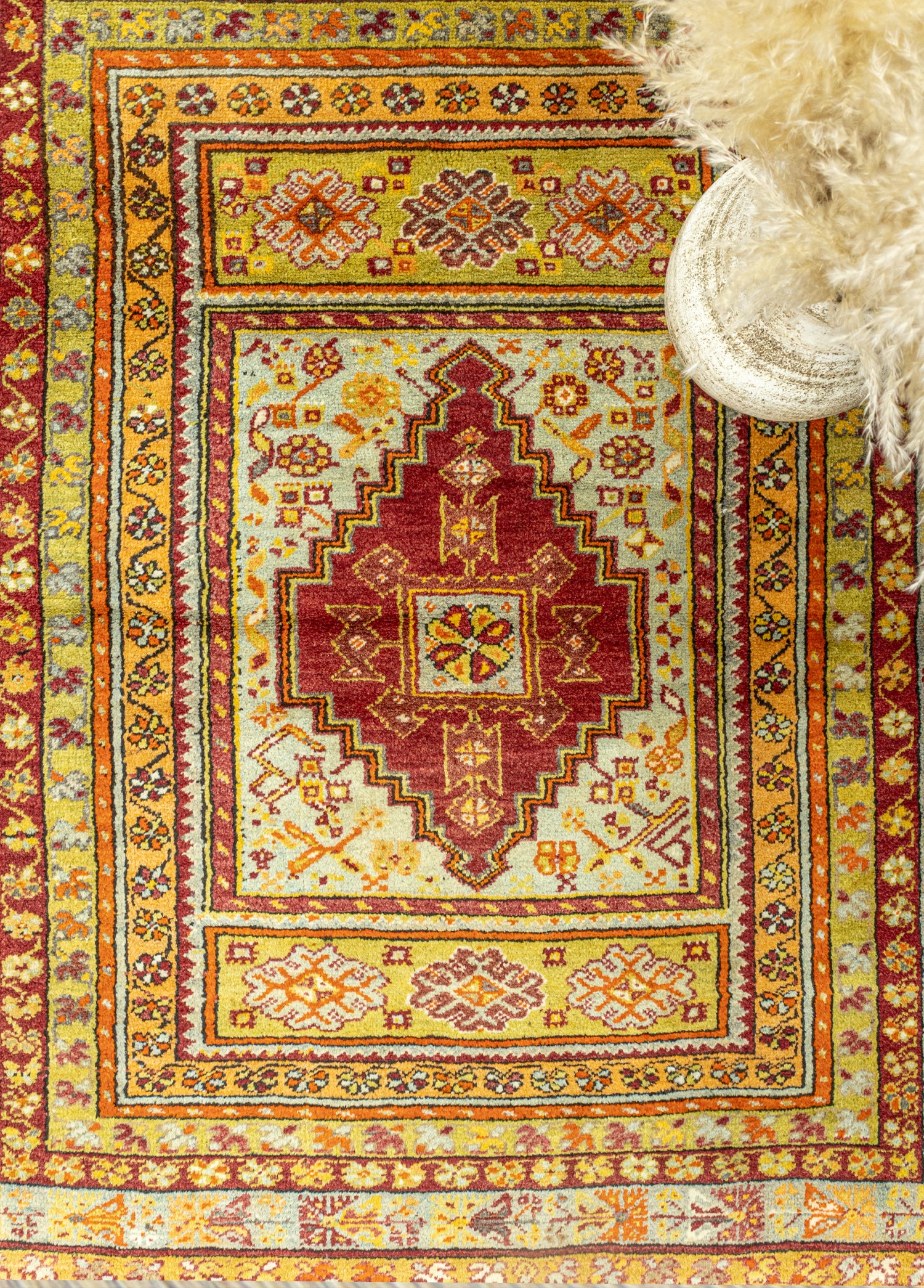 Alaz Geometrik Desenli Dazkırı Halı 131x165 cm