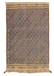 Mogan Renkli Yün Cicim Kilim 156x240 cm