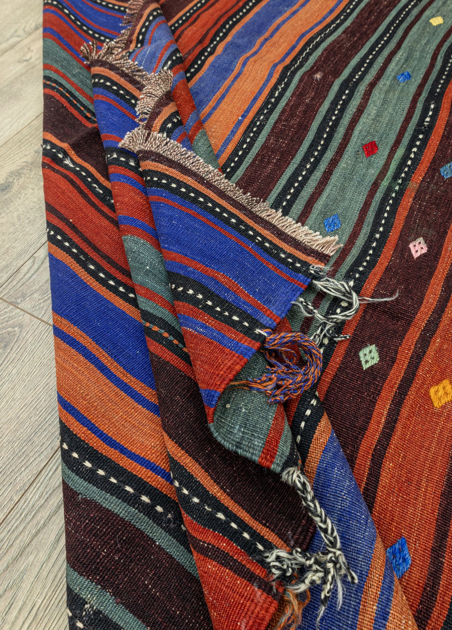 Arvin El Dokuma Kök Boya Kilim 147x203 cm