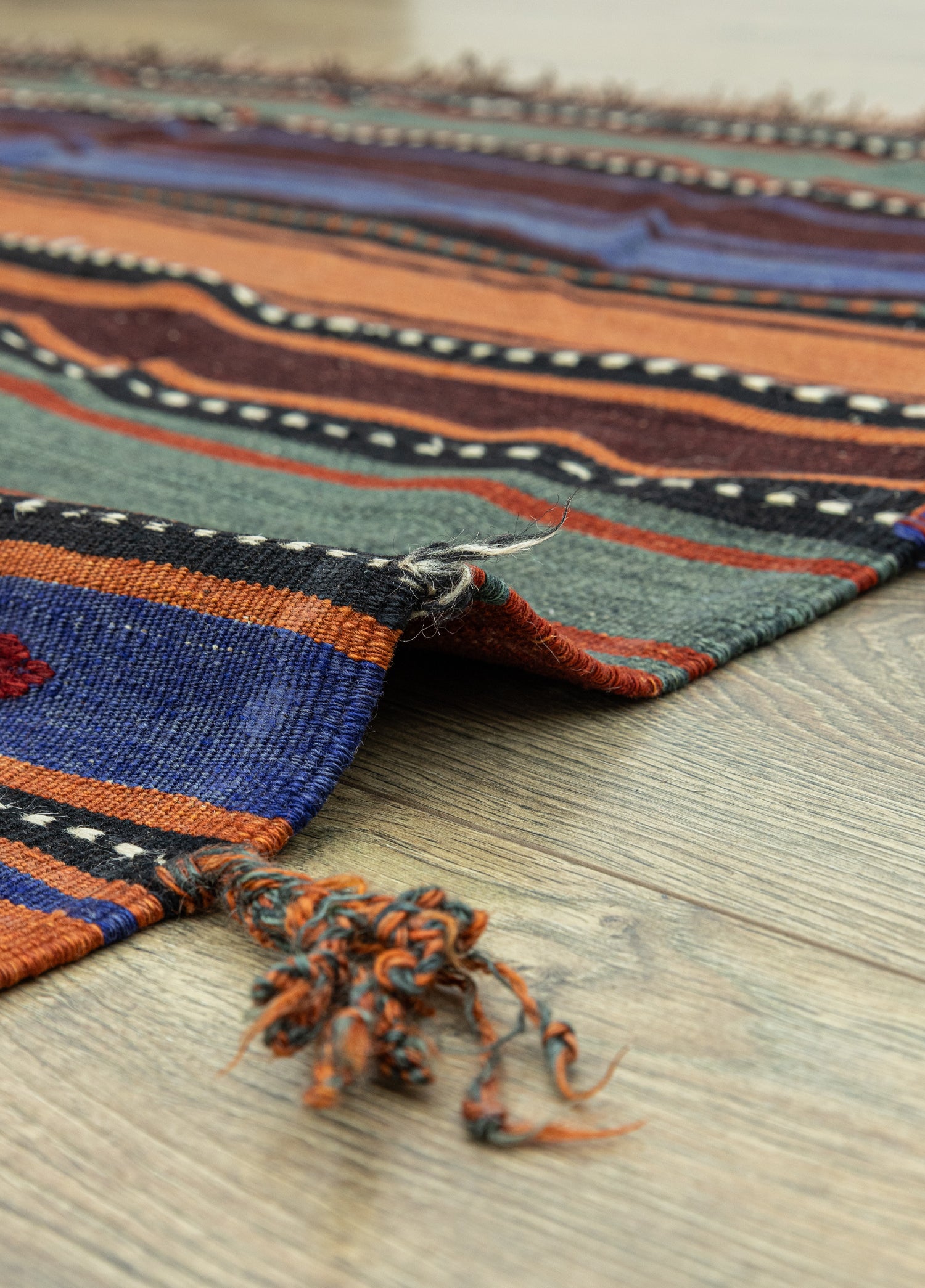 Arvin El Dokuma Kök Boya Kilim 147x203 cm
