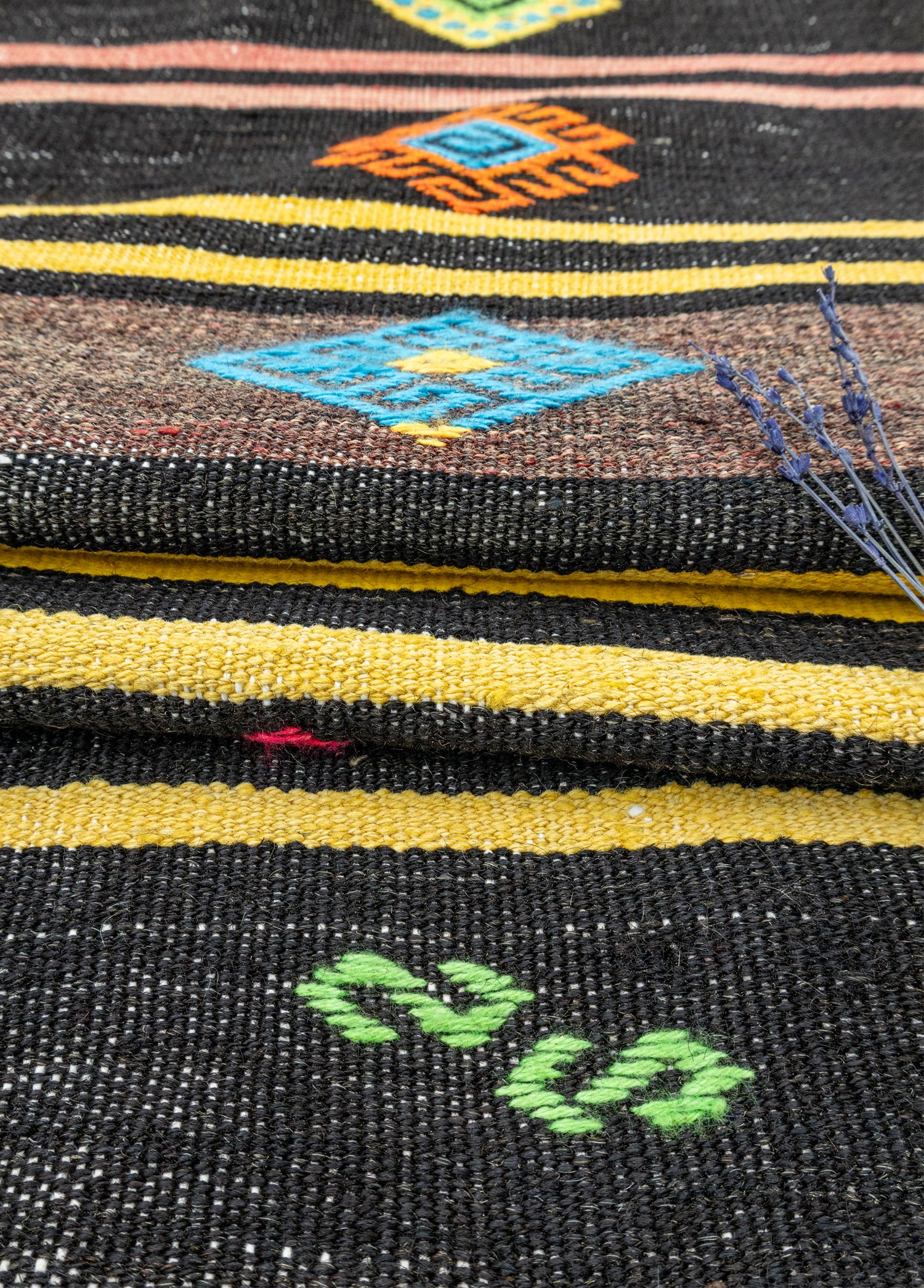 Jeremia Etnik Desenli Cicim Kilim 256x390 cm