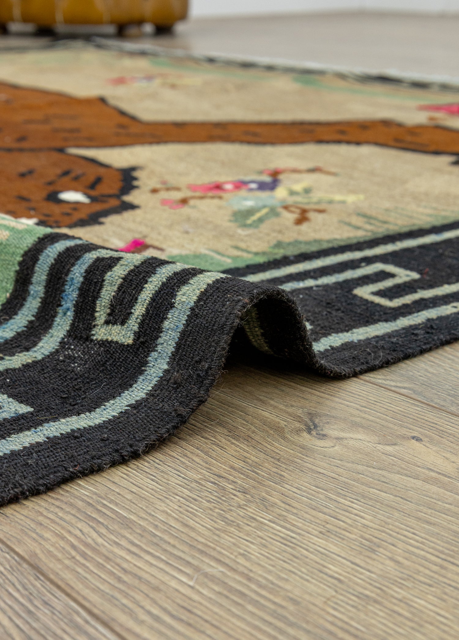 Terra Aslan Desenli El Dokuma Kilim 177x263 cm