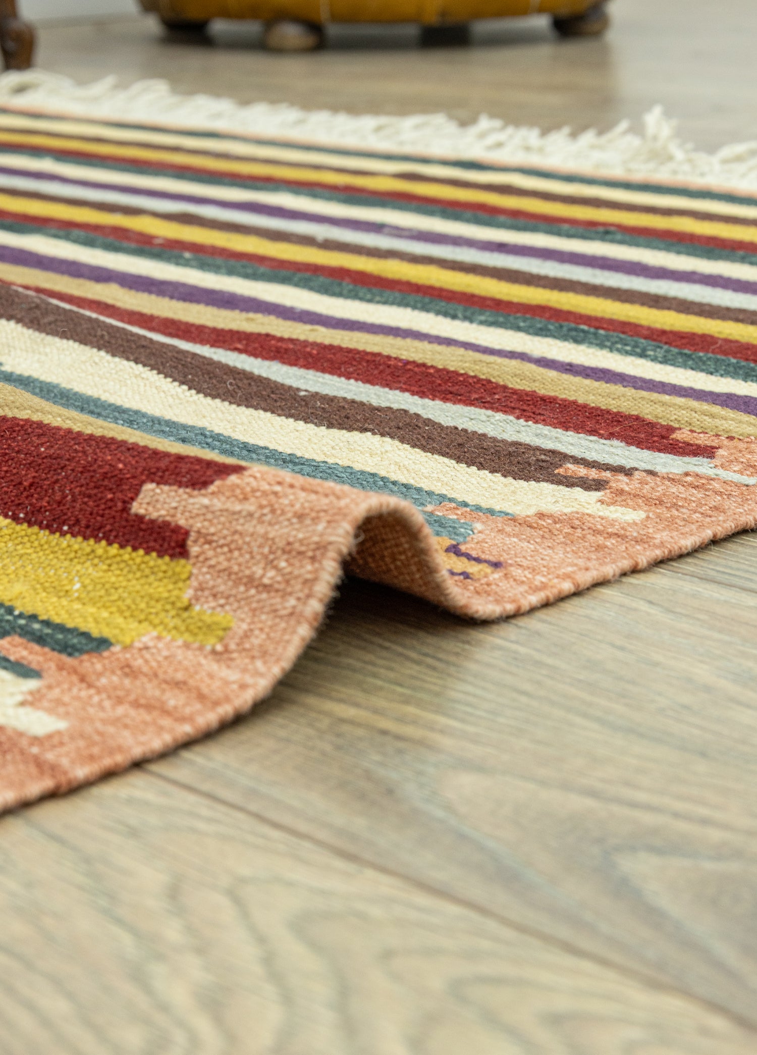 Liora Çubuk Tasarımlı Yün Kilim 114x177 cm