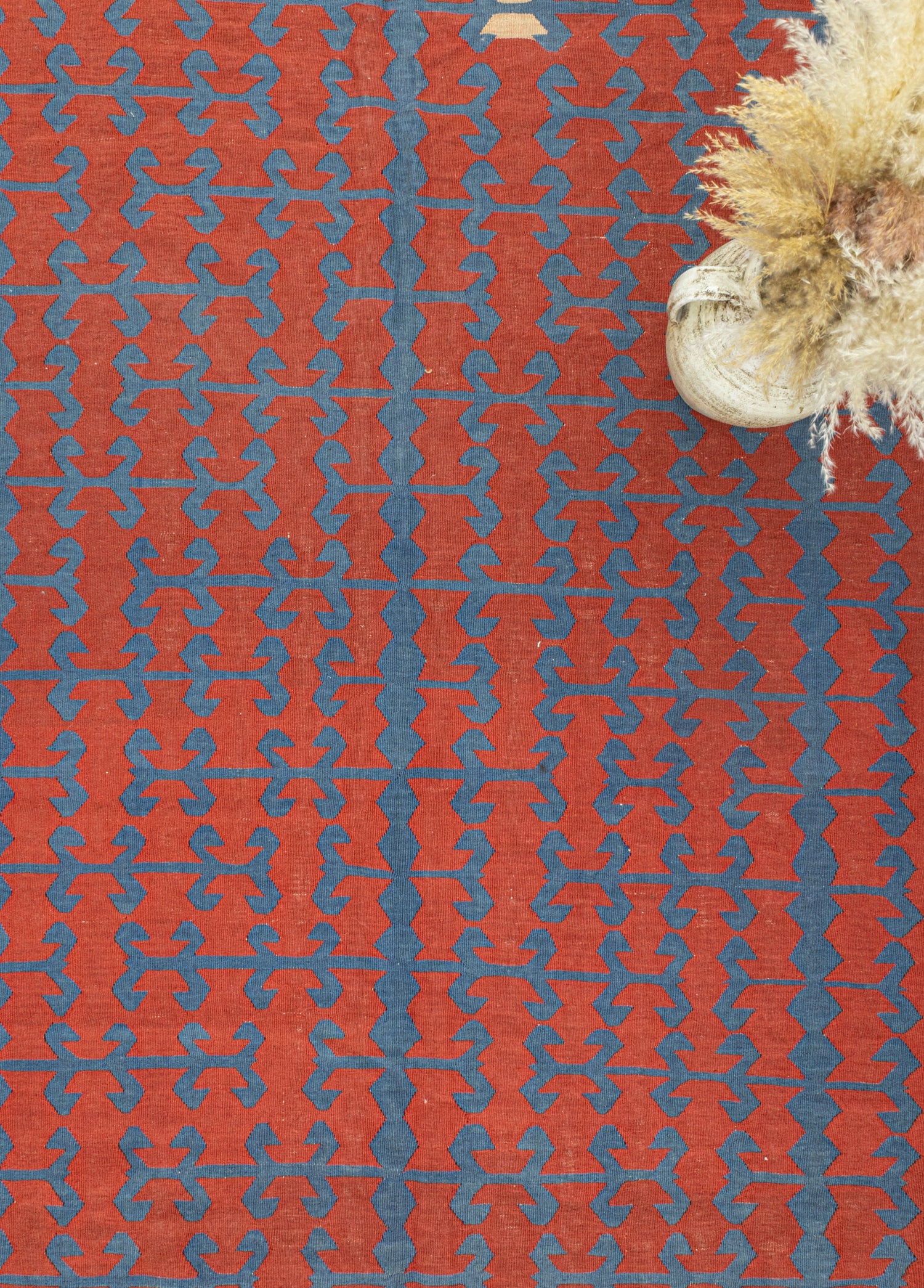 Ihlara El Dokuma Kırmızı Kilim 195x281 cm