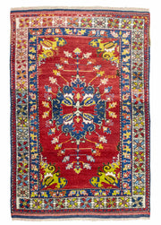 Yavı El Dokuma Kırmızı Yün Halı 157x207 cm