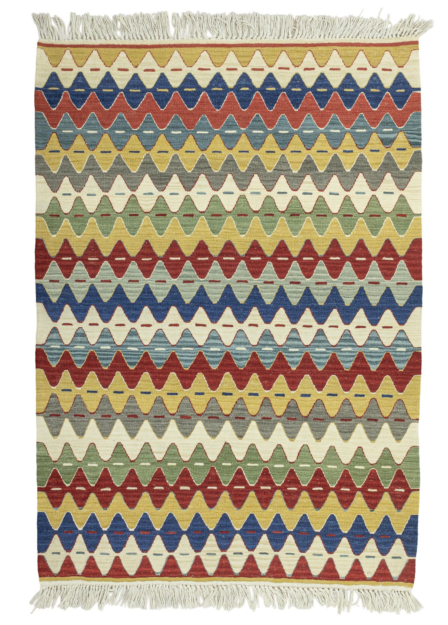 Armiya Modern Hand-Woven Wool Kilim 120x171 cm