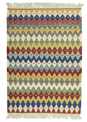 Armiya Modern Hand-Woven Wool Kilim 120x171 cm