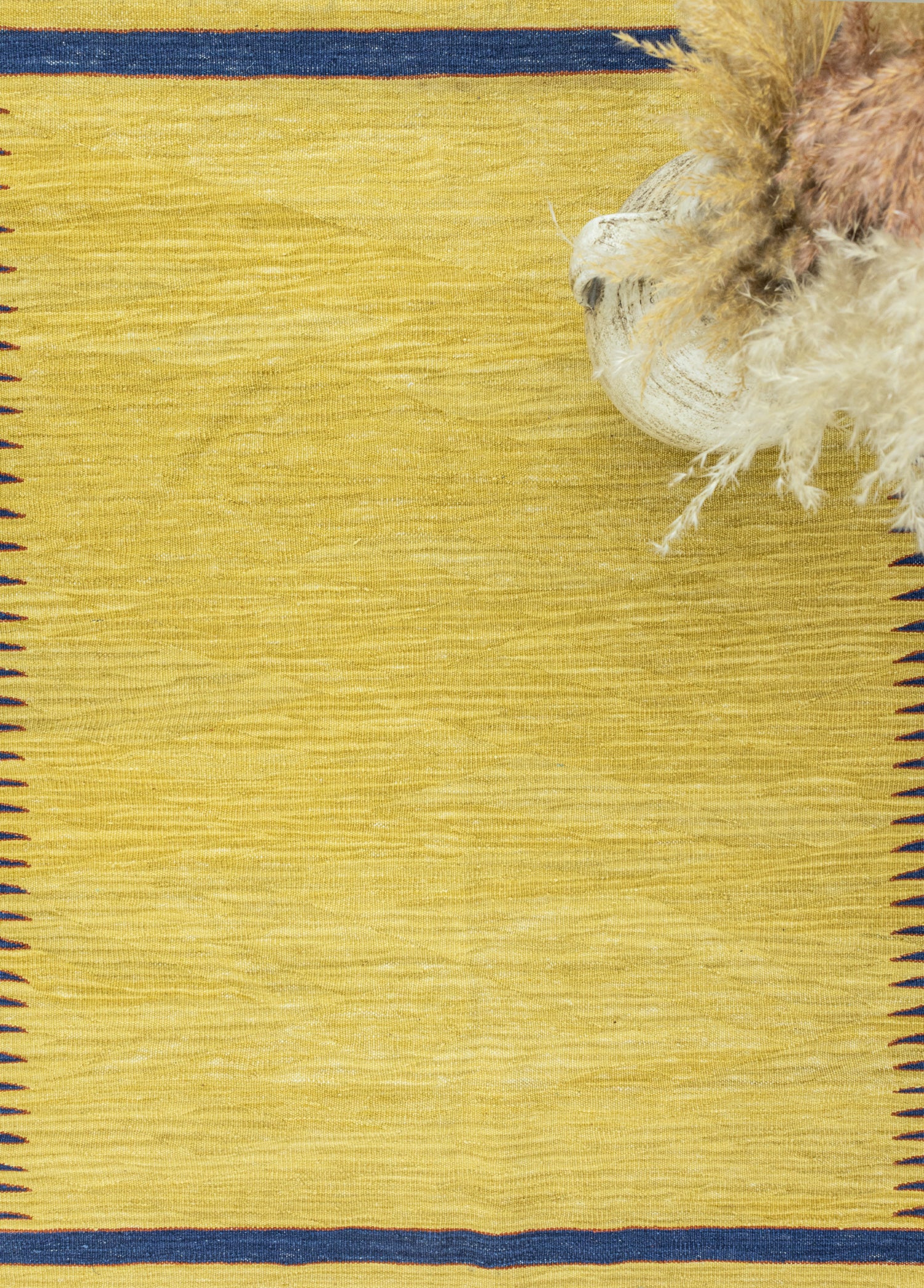 Norcis Hand-Woven Yellow Kilim 109x168 cm