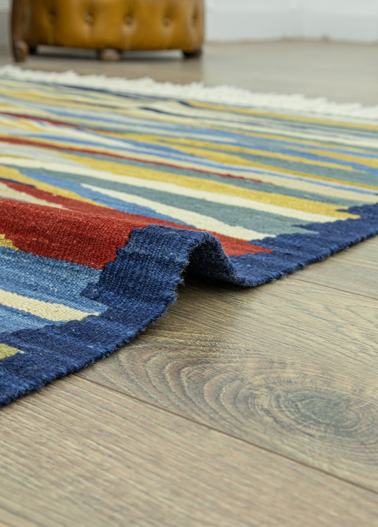 Sadun Abstract Design Wool Kilim 115x167 cm