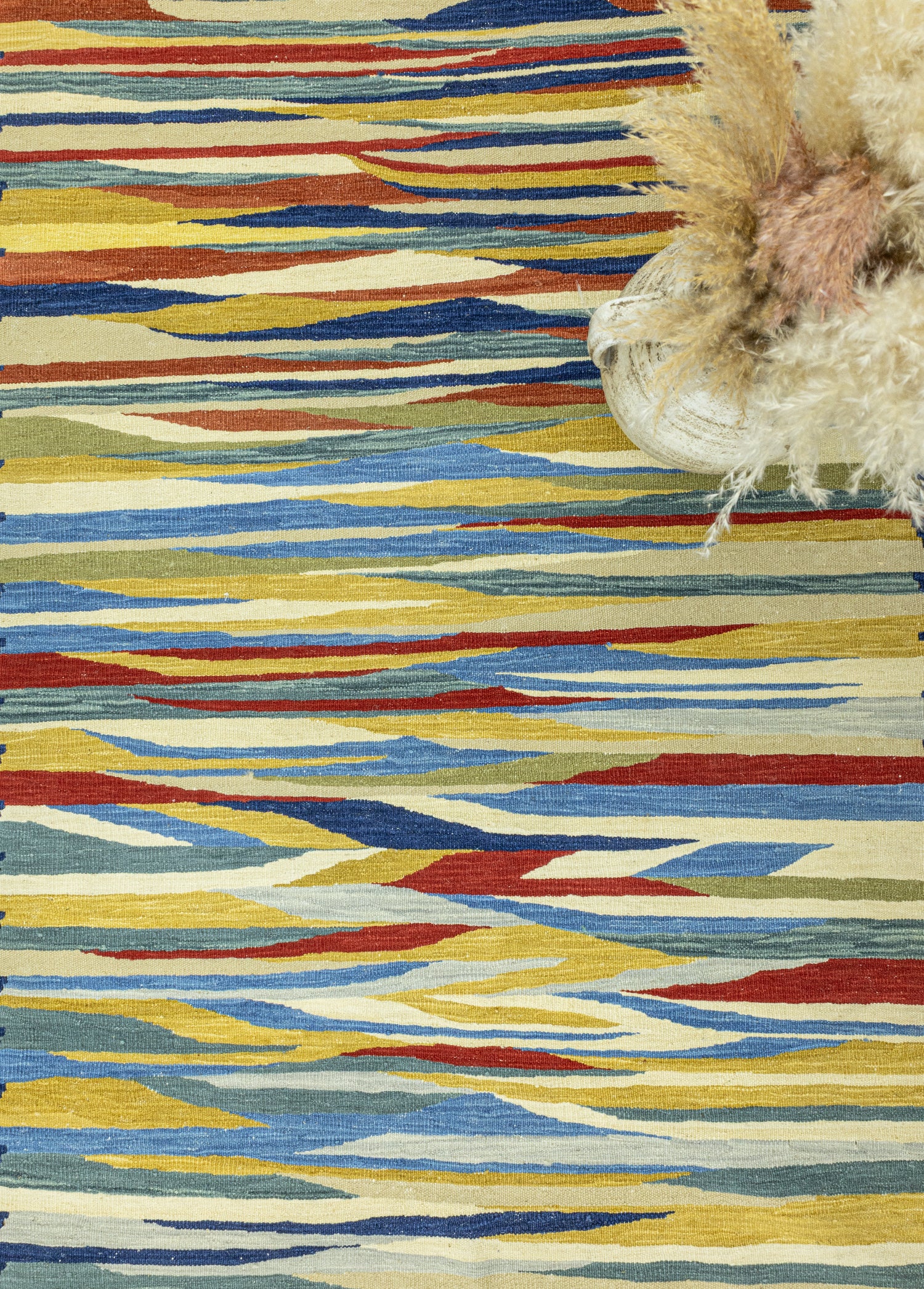 Sadun Abstract Design Wool Kilim 115x167 cm