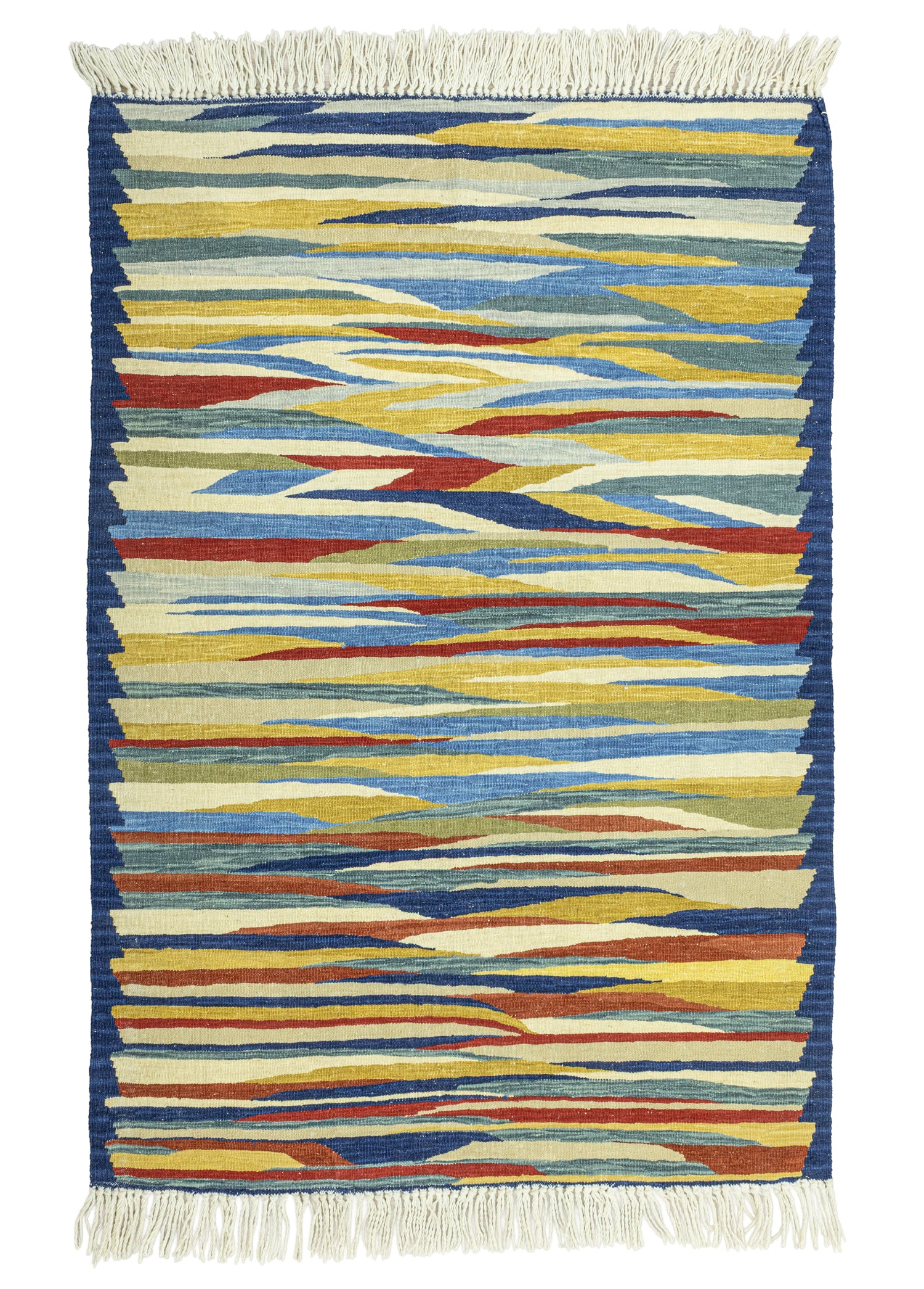 Sadun Abstract Design Wool Kilim 115x167 cm