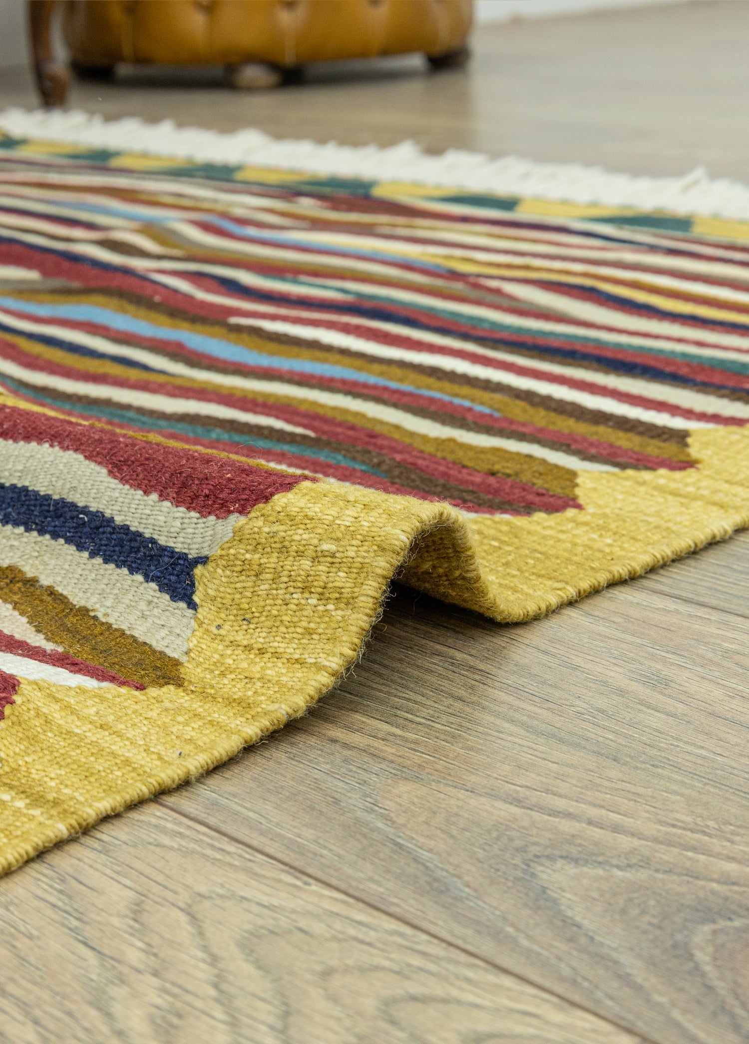 Purple Color Hand Woven Kilim 119x177 cm