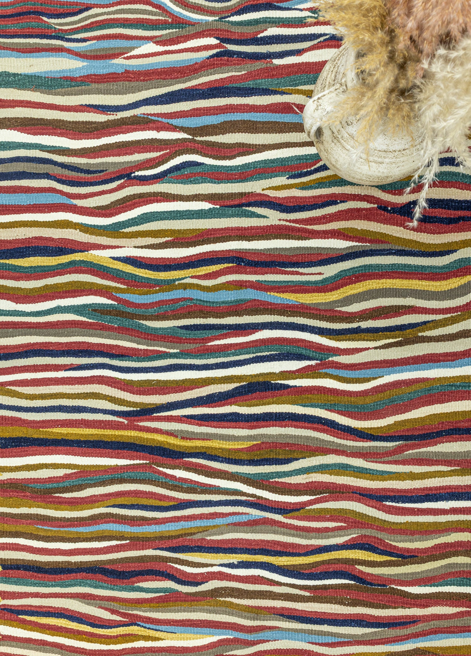 Purple Color Hand Woven Kilim 119x177 cm